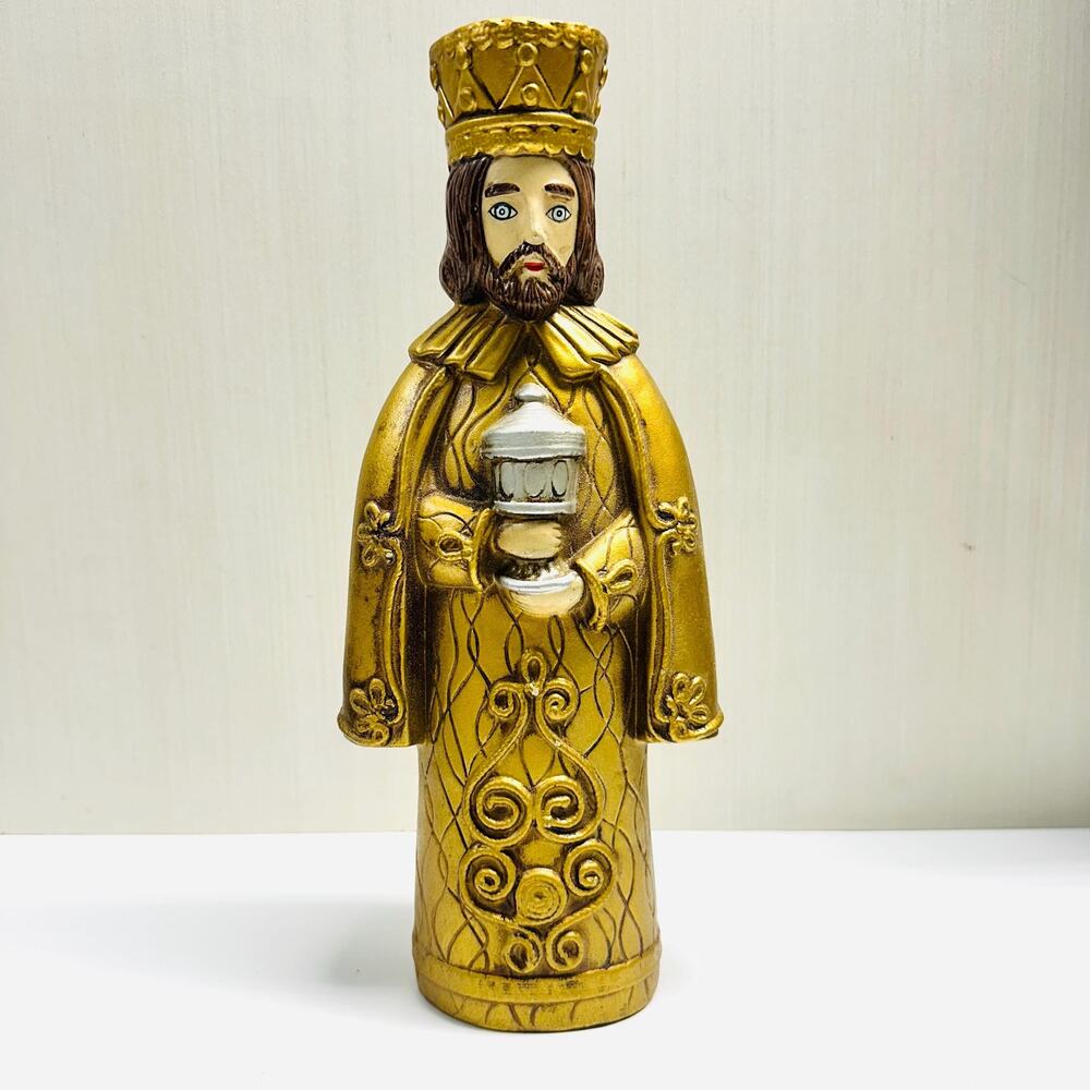 Vintage Dickson Wiseman Frankincense Myrrh Gold Candle Holder Christmas Japan